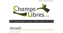Desktop Screenshot of champs-libres.coop